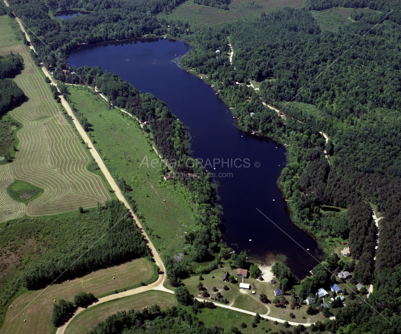 Little Long Lake in Osceola County, Michigan